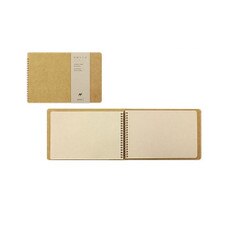 Midori Camel Blank Kraft Spiral Ring Notebook 80ct